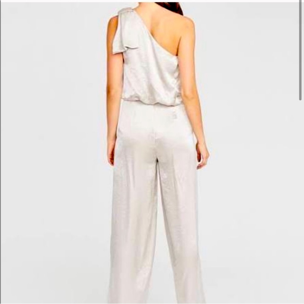 Rachel Roy Silver Jumpsuit